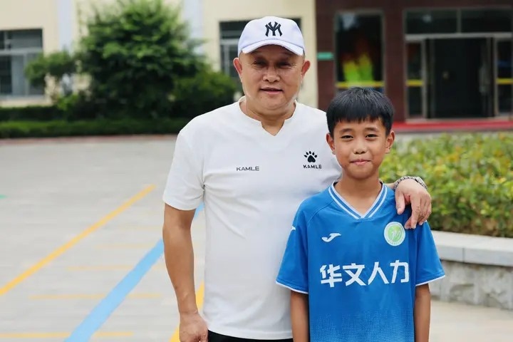 泰安九岁足球小将钱俊泽荣耀入选鲁能泰山足校 综合评分L5